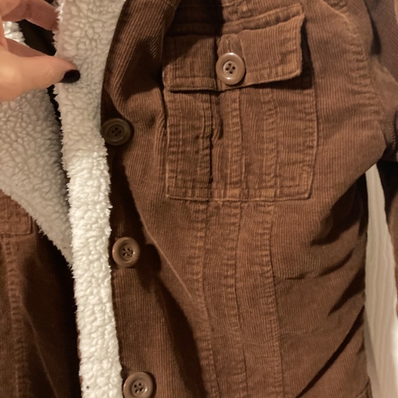 90's Vintage Corduroy Brown Bomber Jacket - Picture 5 of 11